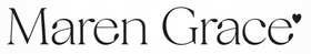 Maren Grace logo in black text on a white background