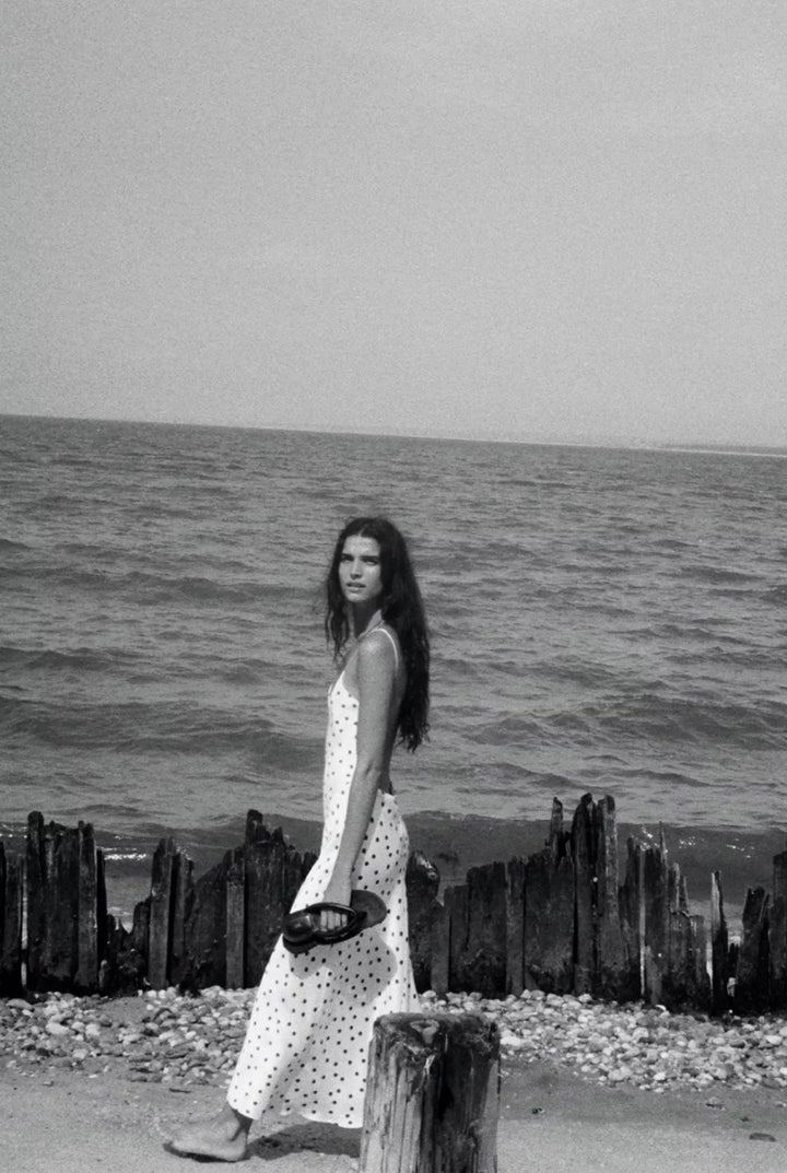 Amara Polka Dot Slip Dress