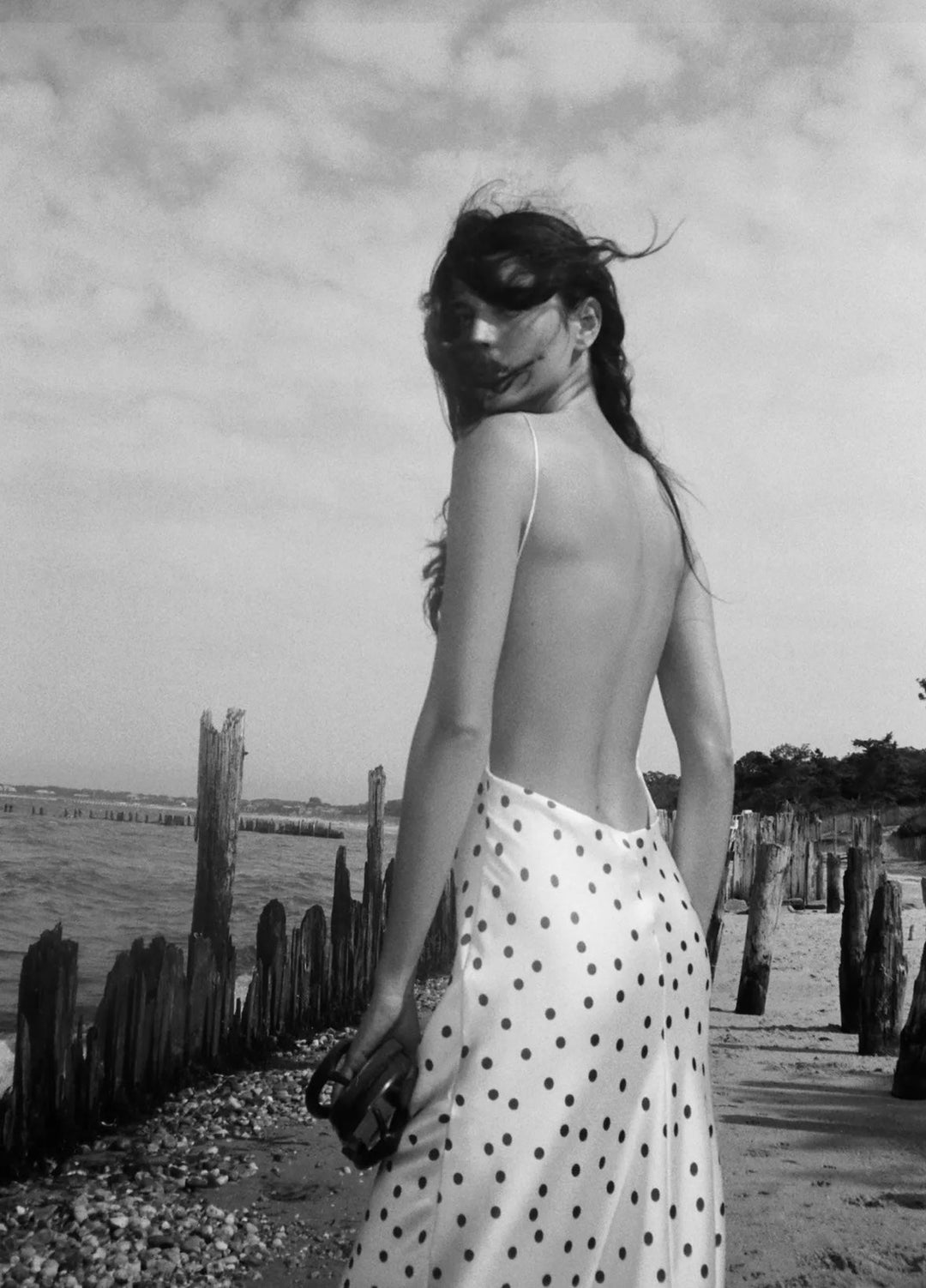 Amara Polka Dot Slip Dress