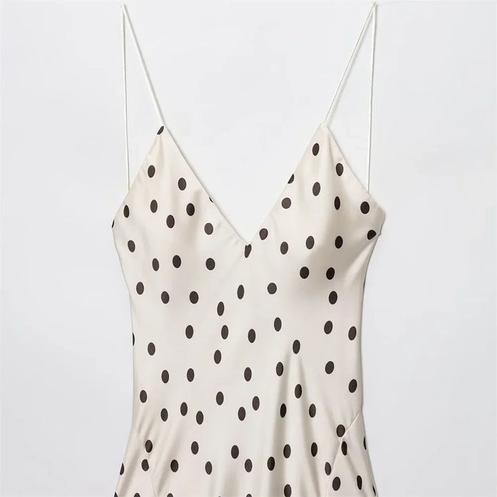 Amara Polka Dot Slip Dress